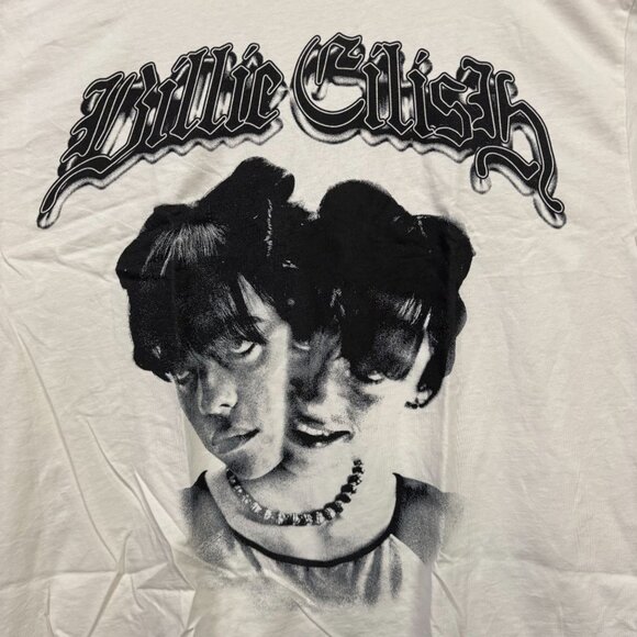 Billie Eilish Hit me Hard and Soft Popstar Two Faced T-Shirt Size  XXL - Picture 2 of 4